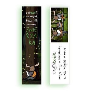ZAKŁADKA KARTONOWA - CZYTAŁOSIE, MOLOM