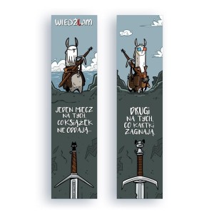 ZAKŁADKA KARTONOWA - DWA MIECZE, MOLOM