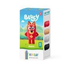 HEY CLAY - FIGURKA BLUEY RUSTY + AKCESORIAMI 5PAK