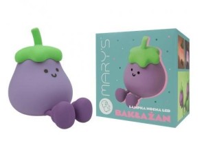 LAMPKA NOCNA LED BAKŁAŻAN, MARY'S