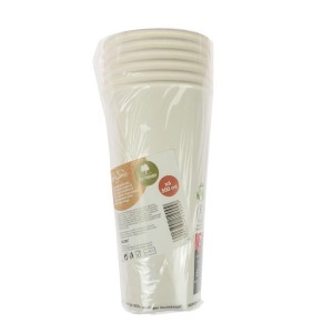 KUBKI PAPIEROWE BIAŁE 500ML 6SZT