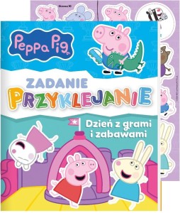 ŚWINKA PEPPA. ZADANIE PRZYKLEJANIE, PRACA ZBIOROWA