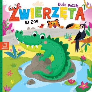 DUŻE PUZZLE. ZWIERZĘTA W ZOO, BOGUSŁAW MICHALEC