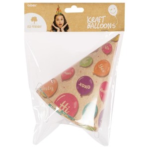 CZAPECZKI KRAFT BALLOONS 6SZT