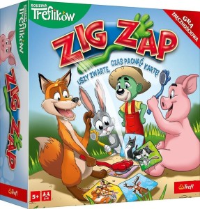 GRA ZIG ZAP RODZINA TREFLIKÓW TREFL, TREFL
