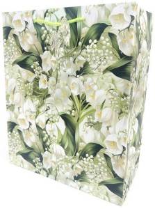 TOREBKA OZDOBNA MATOWA 26X32X12CM KONWALIE, FRESH