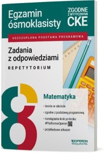 EGZAMIN ÓSMOKLASISTY SP 8 MATEMATYKA REPETYTORIUM