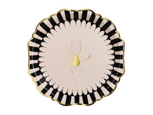 Talerzyki Pająk 23cm 6szt