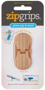ZIPGRIP UCHWYT NA PALCE DO TELEFONU DREWNO