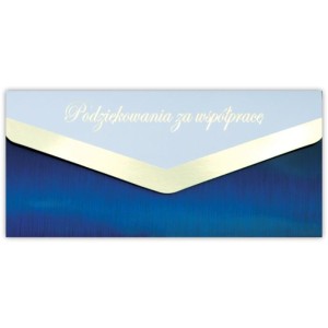 KARNET-KOPERTA PODZIĘKOWANIE ZA WSPÓPRACĘ