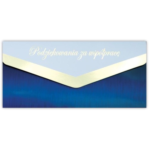 Karnet-koperta Podziękowanie za wspópracę