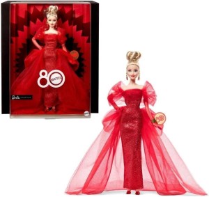 BARBIE MATTEL 80-LECIE LALKA KOLEKCJONERSKA BLOND