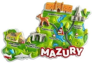 MAGNES I LOVE POLAND MAZURY ILP-MAG-C-MAZ-46