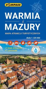 MAPA ATRAKCJI TURYSTYCZNYCH WARMIA I MAZURY