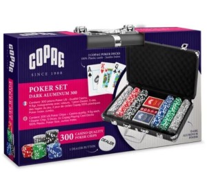 POKER COPAG SET 300 ŻETONÓW, CARTAMUNDI
