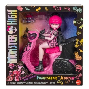 MONSTER HIGH WAMPIRYSTYCZNY SKUTER LALKA DRACULAUR