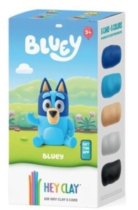 HEY CLAY - FIGURKA BLUEY + AKCESORIAMI 5PAK