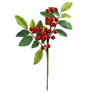 ZIMOWA GAŁĄZKA Z JAGODAMI