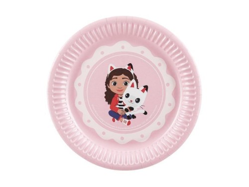 Talerzyki Koci Domek Gabi 18cm 6szt
