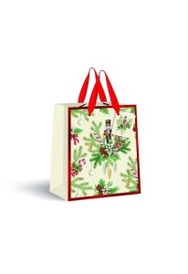 TOREBKA PREZENTOWA 18X23X10CM CREAM BN, INTERDRUK