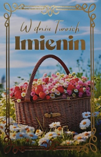 Karnet imieniny kobiece 2K-192