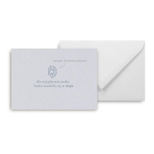 MINI KARTKA URODZINY MAJ