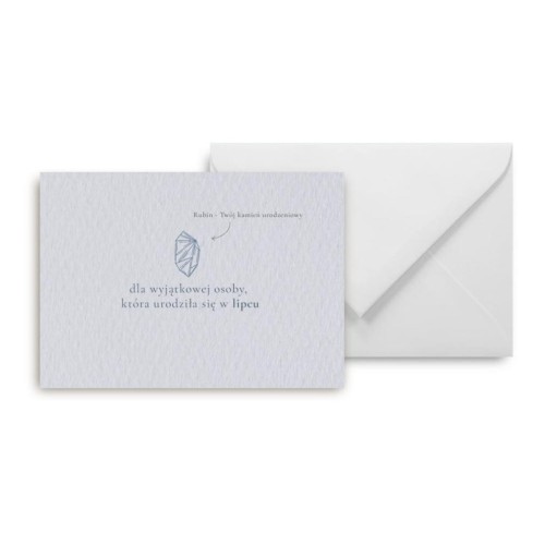 Mini kartka Urodziny lipiec