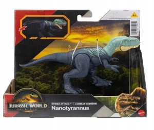 JURASSIC WORLD FIGURKA ATAKUJĄCY NANOTYRANNUS