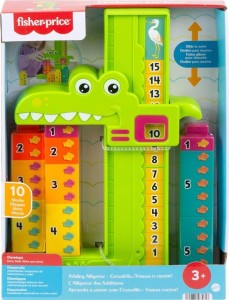 FISHER-PRICE ALIGATOR DODAJĄCY, FISHER- PRICE