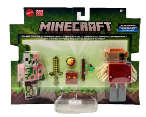 MINECRAFT FIGURKI 2-PAK + AKCESORIA JCN56, MATTEL