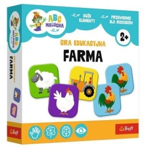 GRA DLA DZIECI ABC MALUCHA FARMA, TREFL