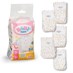 BABY BORN - NAPPIES 5PACK, ZAPF