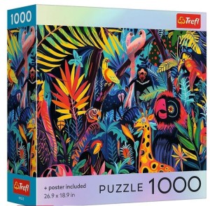 PUZZLE 1000 USA COLLECTION: IN THE JUNGLE TREFL