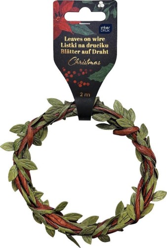 Listki na druciku 2m Christmas