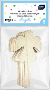 PATYCZKI DREWNIANE 6SZT ANGELS