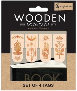 ZAKŁADKI DREWNIANE DO KSIĄŻKI JOGA, COZYWOOD