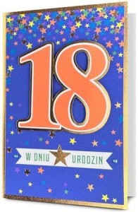 KARNET URODZINY OSIEMNASTKA