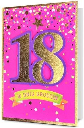 Karnet Urodziny Osiemnastka