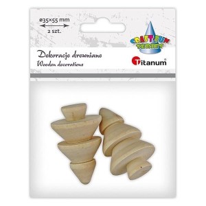 CHOINKI DREWNIANE 2SZT