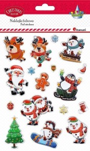 NAKLEJKI WYPUKŁE 17SZT