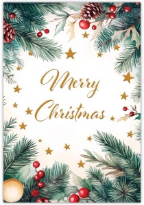 KARNET BOŻE NARODZENIE ENGLISH