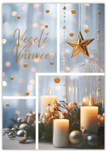 KARNET WESOŁYCH ŚWIĄT - VESELE VANOCE CESTINA