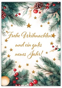 KARNET BOŻE NARODZENIE DEUTSCH