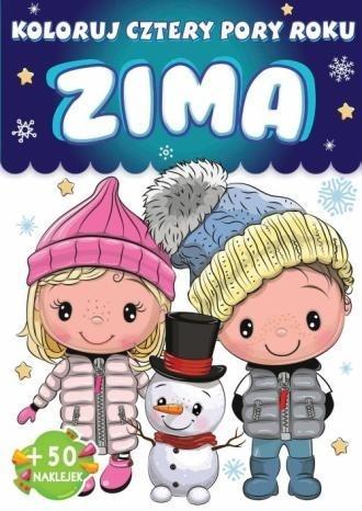 Koloruj cztery pory roku. Zima, praca zbiorowa