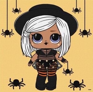 MALOWANIE PO NUMERACH - L.O.L. SURPRISE! 25X25CM