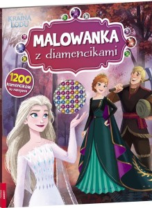 DISNEY KRAINA LODU. MALOWANKA Z DIAMENCIKAMI