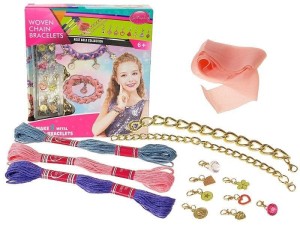 ZESTAW DO TWORZENIA BRANSOLETEK, METALOWE ELEMENTY