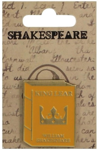 Szekspir Przypinka metalowa - Król Lear