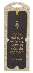 SZEKSPIR ZAKŁADKA PAPIEROWA - MAKBET