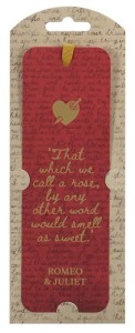 SZEKSPIR ZAKŁADKA PAPIEROWA - ROMEO I JULIA